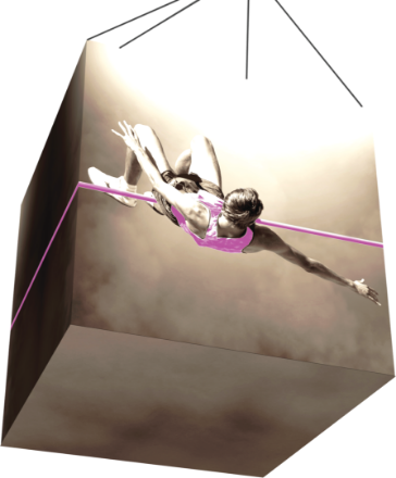 Picture of Backlit Cube Formulate Master 3D Hanging Structure