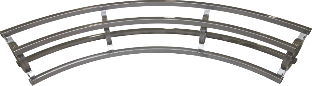 Picture of 45 degree Curved Truss Section