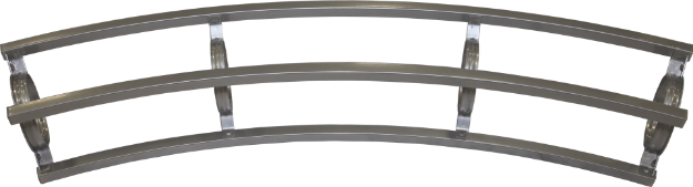 Picture of 90 degree Curved Truss Section