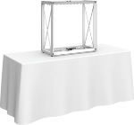 Picture of Embrace 2.5ft Backlit Tabletop Push-Fit Tension Fabric Display