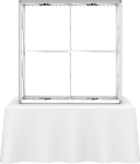 Picture of Embrace 5ft Backlit Tabletop Push-Fit Tension Fabric Display