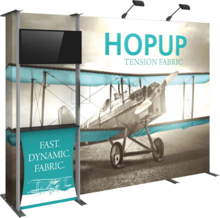 Picture of Hopup 10ft Full Height Tension Fabric Backwall and Accessory Kit 03