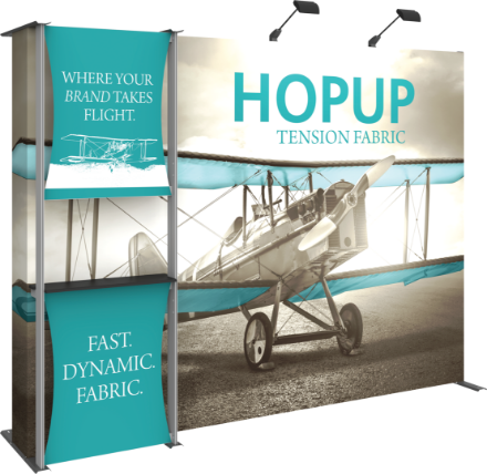 Picture of Hopup 10ft Full Height Tension Fabric Backwall and Accessory Kit 04