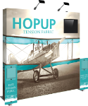 Picture of Hopup 7.5ft Full Height Tension Fabric Backwall and Accessory Kit 01