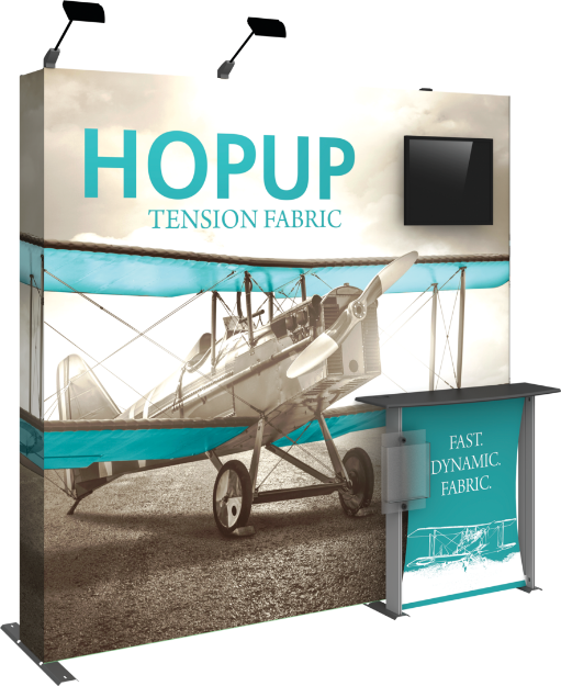 Picture of Hopup 7.5ft Full Height Tension Fabric Backwall and Accessory Kit 02