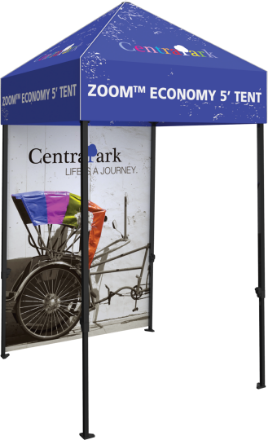 Picture of Zoom Economy 5 Popup Tent Full Wall