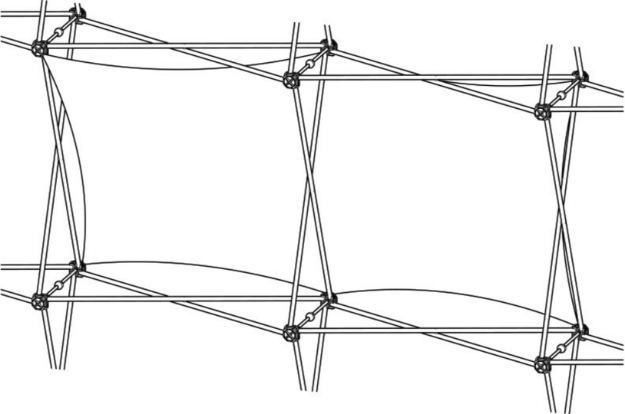 Picture of Xclaim (2x1 Quad) Single Twist Fabric Popup Display Graphic