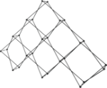 Picture of Xclaim 10ft 6 Quad Pyramid Fabric Popup Display Kit 02