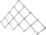 Picture of Xclaim 14ft 10 Quad Pyramid Fabric Popup Display Frame