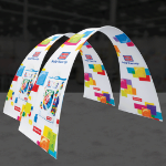 Picture of Formulate 10ft Arch 02 Tension Fabric Structure