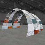 Picture of Formulate 20ft Arch 03 Tension Fabric Structure