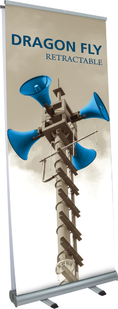 Picture of Dragon Fly Retractable Banner Stand
