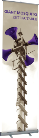 Picture of Giant Mosquito Retractable Banner Stand