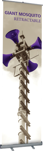 Picture of Giant Mosquito Retractable Banner Stand