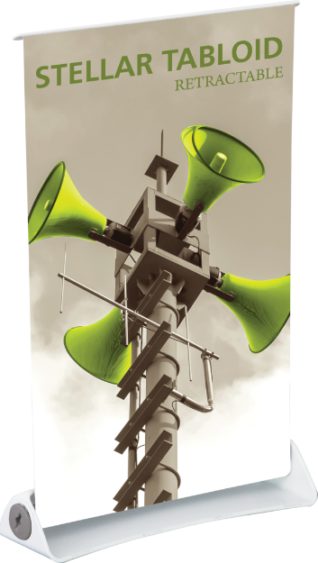 Picture of Stellar Tabloid Retractable Banner Stand