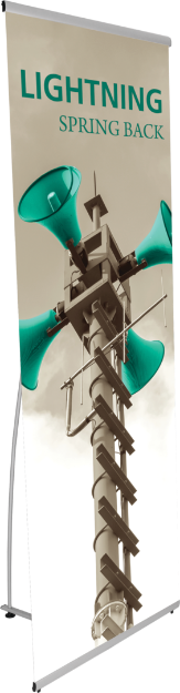 Picture of Lightning Spring Back Banner Stand