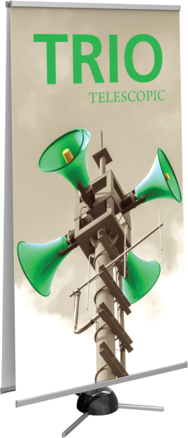 Picture of Trio 2 Telescopic Banner Stand