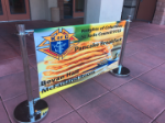 Picture of Cafe Barrier Indoor/Outdoor Banner Stand System