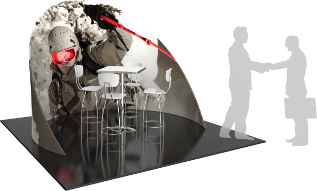 Picture of Formulate Chip-Shaped Wall 02 Tension Fabric Structure