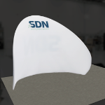 Picture of Formulate Chip-Shaped Wall Tension Fabric Structure