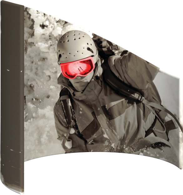 Picture of Formulate C-Shaped Wall Tension Fabric Structure