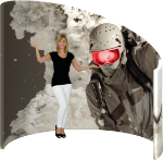 Picture of Formulate C-Shaped Wall Tension Fabric Structure