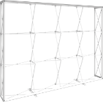 Picture of Embrace 10ft Full Height Push-Fit Tension Fabric Display