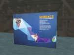 Picture of Embrace 10ft Full Height Push-Fit Tension Fabric Display