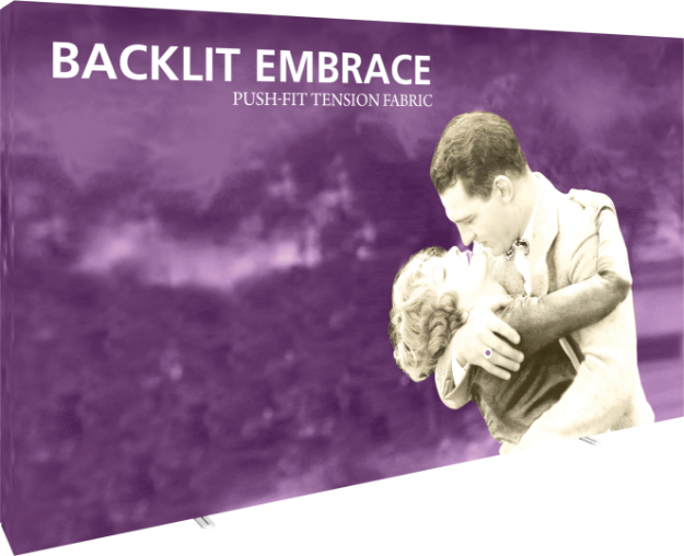 Picture of Embrace 12.5ft Backlit Full Height Push-Fit Tension Fabric Display