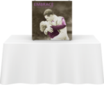 Picture of Embrace 2.5ft Square Tabletop Push-Fit Tension Fabric Display