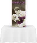 Picture of Embrace 2.5ft Tabletop Push-Fit Tension Fabric Display