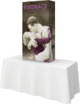 Picture of Embrace 2.5ft Tabletop Push-Fit Tension Fabric Display