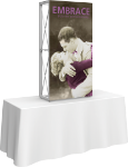 Picture of Embrace 2.5ft Tabletop Push-Fit Tension Fabric Display