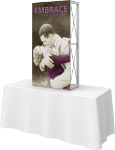 Picture of Embrace 2.5ft Tabletop Push-Fit Tension Fabric Display