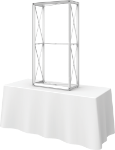 Picture of Embrace 2.5ft Tabletop Push-Fit Tension Fabric Display