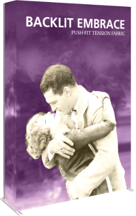 Picture of Embrace 5ft Backlit Full Height Push-Fit Tension Fabric Display