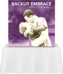Picture of Embrace 5ft Backlit Tabletop Push-Fit Tension Fabric Display