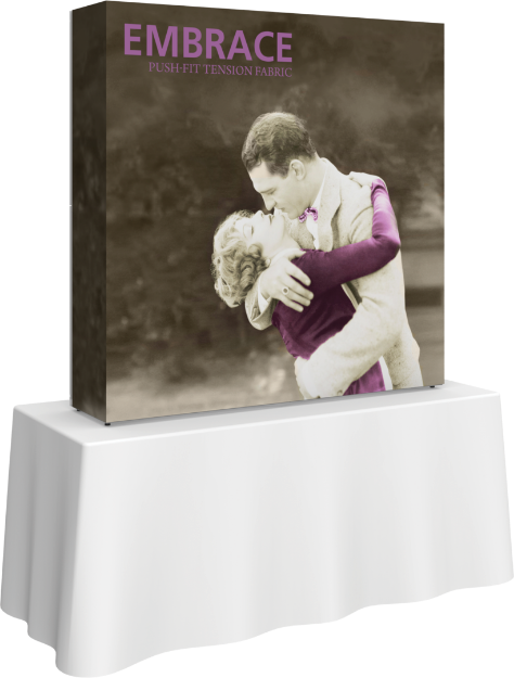 Picture of Embrace 5ft Square Tabletop Push-Fit Tension Fabric Display