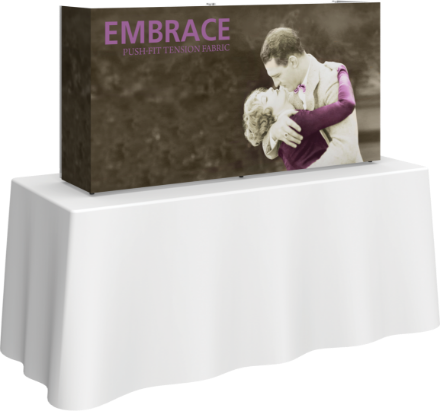 Picture of Embrace 5ft Tabletop Push-Fit Tension Fabric Display