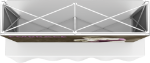Picture of Embrace 5ft Tabletop Push-Fit Tension Fabric Display