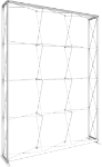 Picture of Embrace 7.5ft Extra Tall Push-Fit Tension Fabric Display