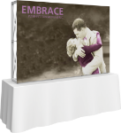 Picture of Embrace 7.5ft Tabletop Push-Fit Tension Fabric Display