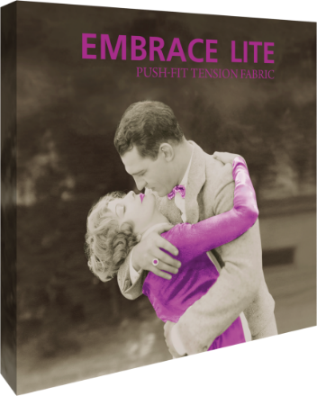 Picture of Embrace Lite 7.5ft Full Height Push-Fit Tension Fabric Display