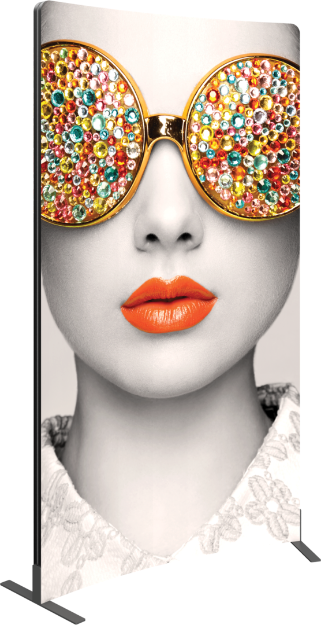 Picture of Vector Frame Curved 02 Fabric Banner Display