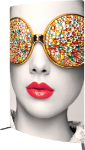Picture of Vector Frame Curved 03 Fabric Banner Display