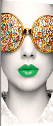 Picture of Vector Frame Edge R-01 Rectangle Fabric Poster Display