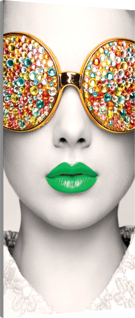 Picture of Vector Frame Edge R-01 Rectangle Fabric Poster Display