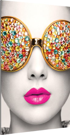 Picture of Vector Frame Edge R-03 Rectangle Fabric Poster Display