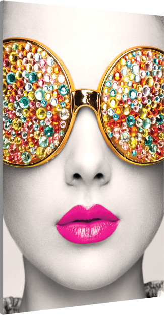 Picture of Vector Frame Edge R-03 Rectangle Fabric Poster Display