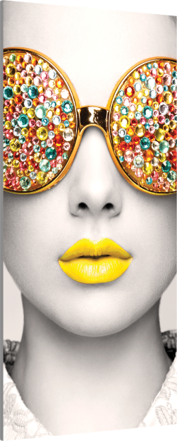 Picture of Vector Frame Edge R-04 Rectangle Fabric Poster Display